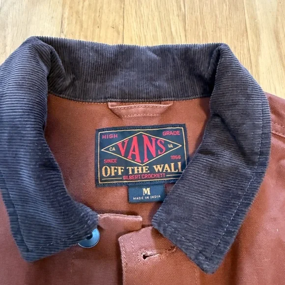 Vintage NWT Rare Vans  Drill Chore Canvas Jacket in the Tortoise Shell Men's M - Picture 3 of 9